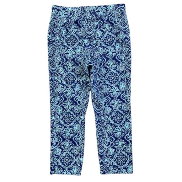 Chico's Women's So Slimming Brigitte Cool Marine Crop Pants Size 0.5 or 6 NWOT - Picture 6 of 8